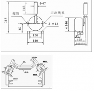 QJLP2-12-30膠帶跑偏開關(guān)水泥廠跑偏開關(guān)供應